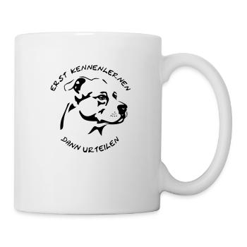 American Staffordshire - Mug blanc - blanc - Droite