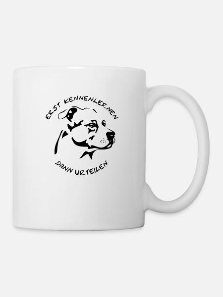 American Staffordshire - Tasse - Weiß