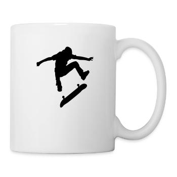 Skateboard - Mug blanc - blanc - Droite