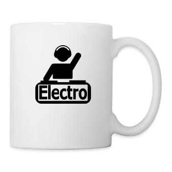 DJ / Elektro - Tasse - Weiß - Rechts
