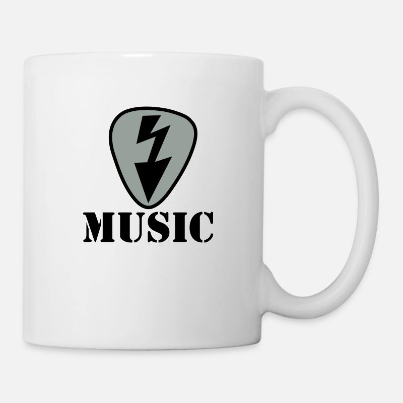 musique - Mug blanc - blanc