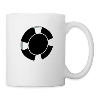 Poker Poker-Chip - Tasse - Weiß - Rechts