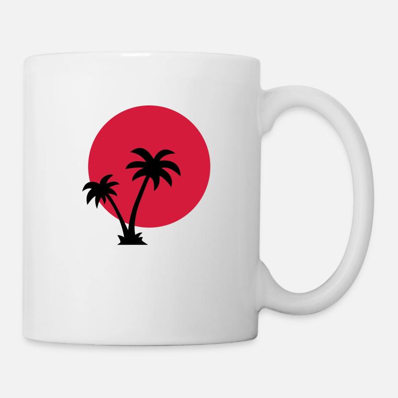 Palm Trees Sun - Mug - white