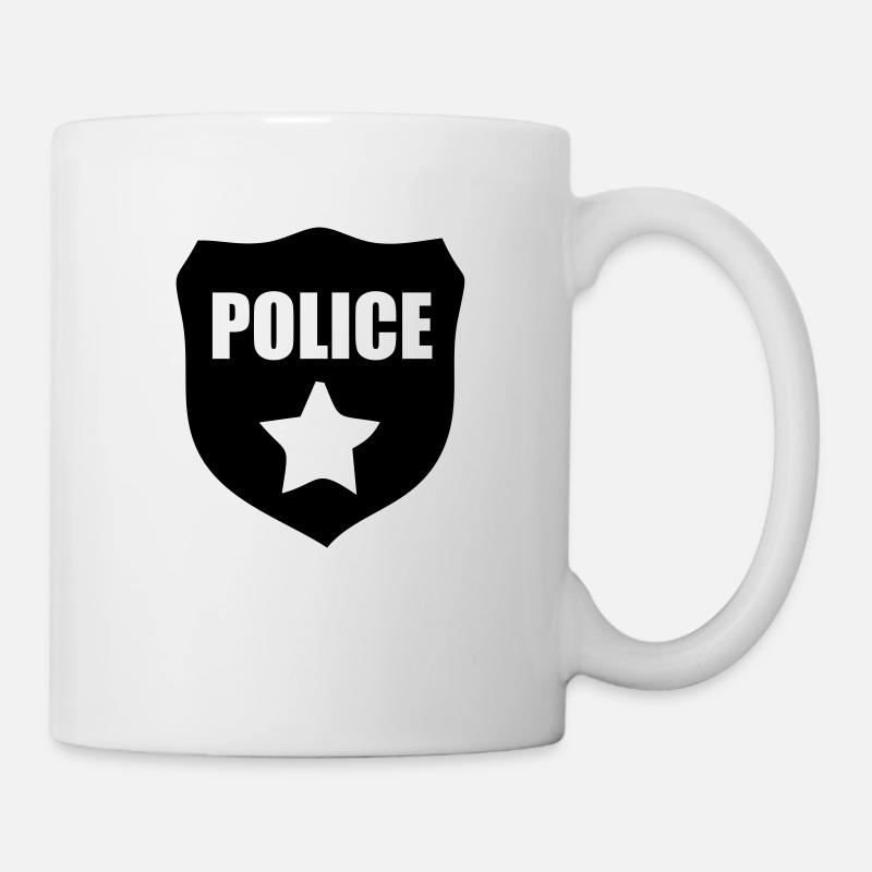 Police - Mug blanc - blanc