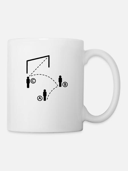 Foot A B C - Mug blanc - blanc