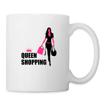 Queen Shopping Crown - Mug - white - Right