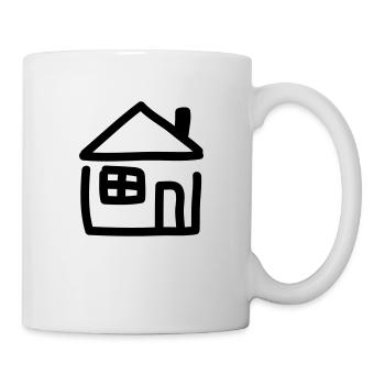 House - Line - Mug - white - Right
