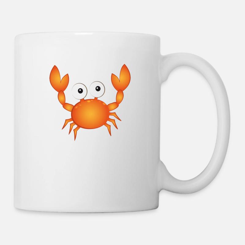 Krabbe - Tasse - Weiß