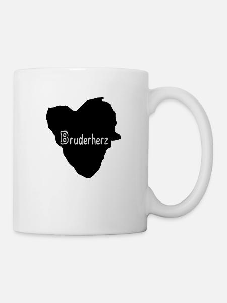 Bruderherz - Tasse - Weiß