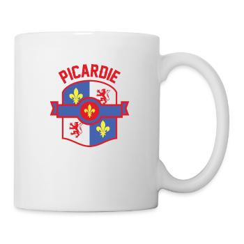 Picardie Blason - Mug blanc - blanc - Droite