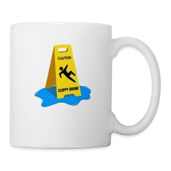 Caution Sloppy Drunk - Mug - white - Right