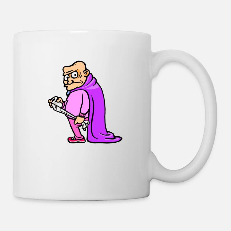 Durchfallmann Motiv "Souverän" - Tasse - Weiß