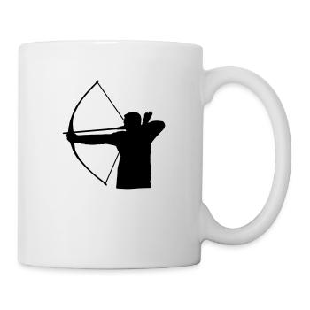 Bogenschütze - Tasse - Weiß - Rechts