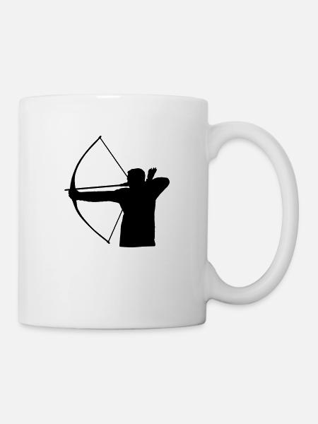 Bogenschütze - Tasse - Weiß