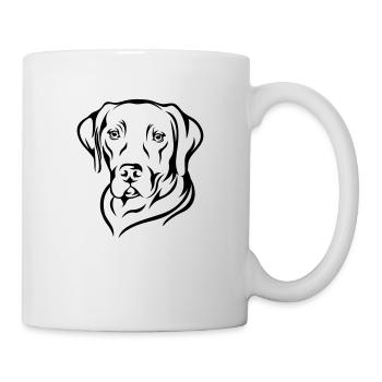 Labrador 2 - Tasse - Weiß - Rechts