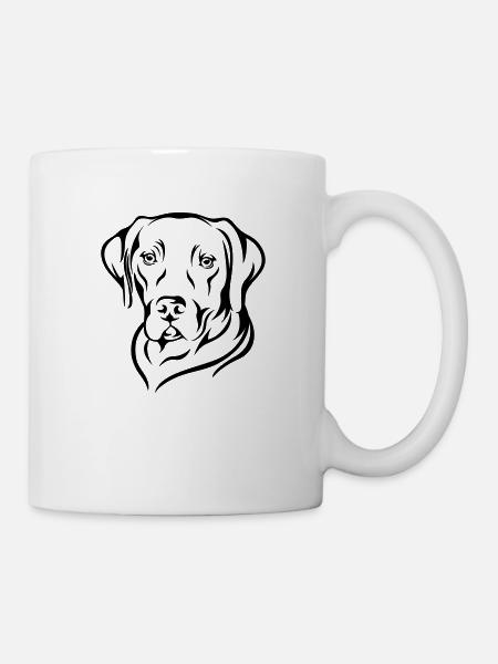 Labrador 2 - Tasse - Weiß