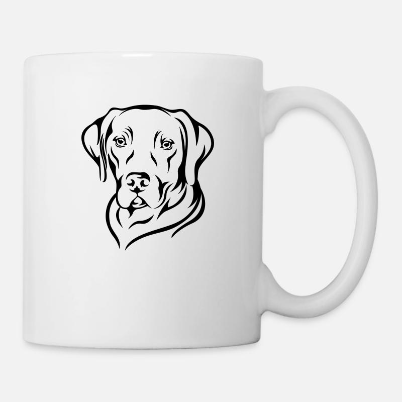 Labrador 2 - Tasse - Weiß