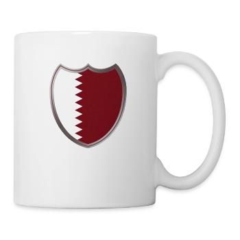 Qatar (Katar_Wappen) - Mug - white - Right