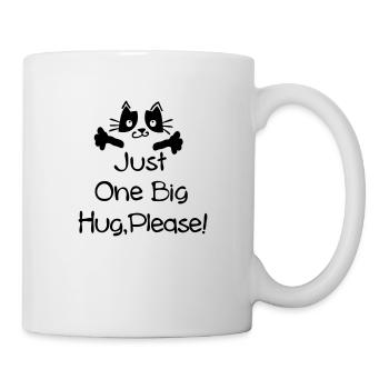 just one big hug please - Mug - white - Right