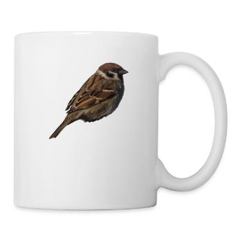 Spatz2 - Tasse - Weiß - Rechts