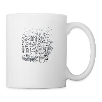 Monsters Respect & Equality - Mug blanc - blanc - Droite
