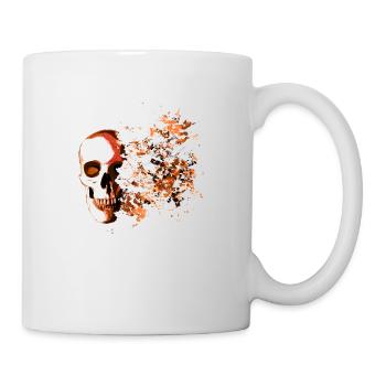 skull explosion - Mug blanc - blanc - Droite