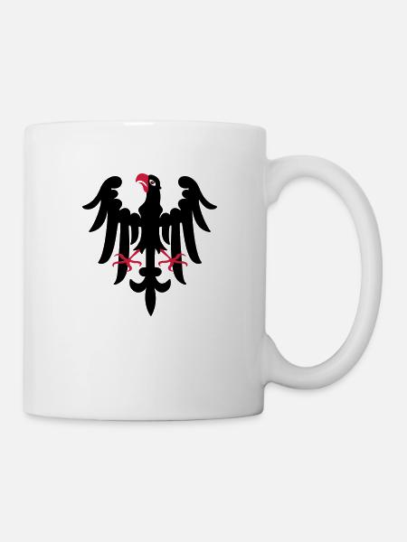 eagle heraldry - Mug blanc - blanc