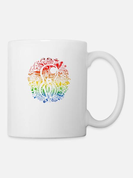 Poulpédélique - Mug blanc - blanc