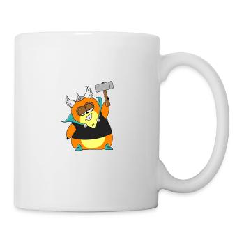 Hamsthor (whiteline) - Tasse - Weiß - Rechts