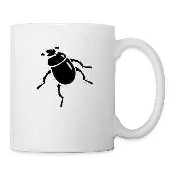Scarabaeus Käfer / beetle (2c) - Tasse - Weiß - Rechts