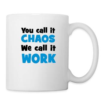 Arbeit - Tasse - Weiß - Rechts