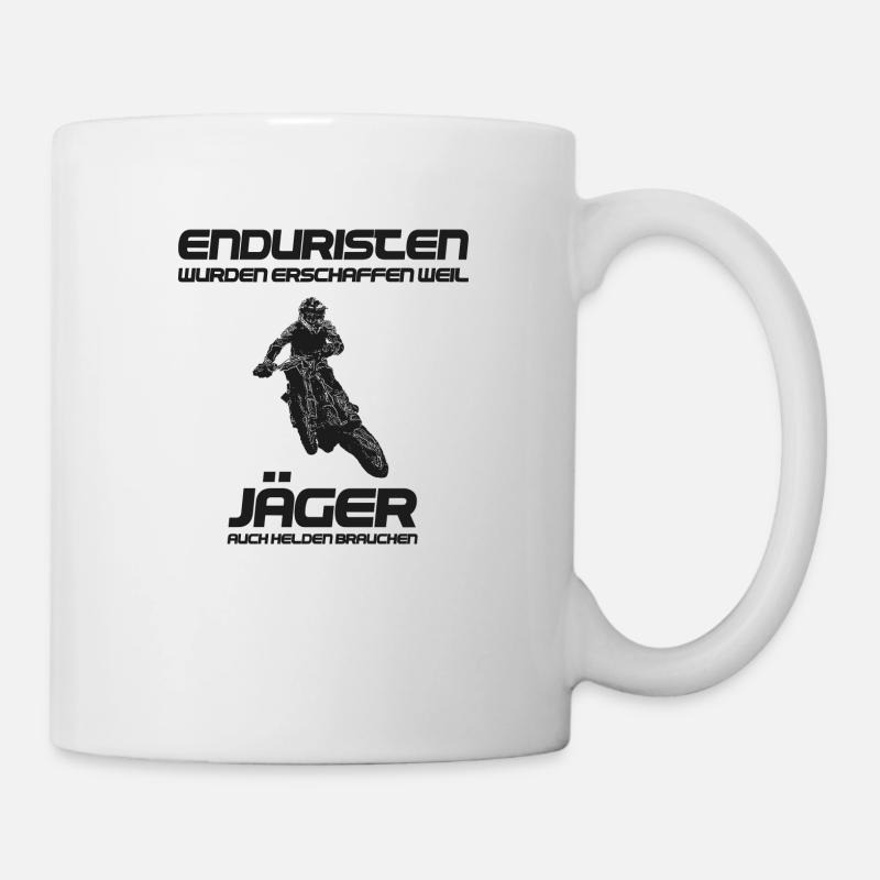 Enduro Helden - Tasse - Weiß