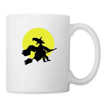 Hexe - Tasse - Weiß - Rechts