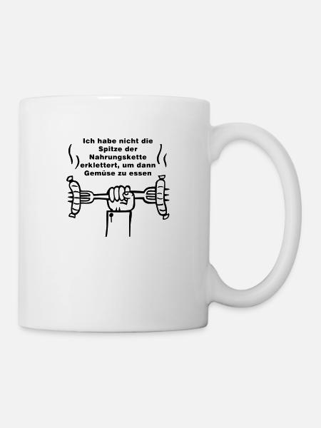 I do not have the top of the Nahrunngskette - Mug - white