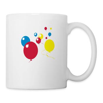 Lüftballons - Tasse - Weiß - Rechts