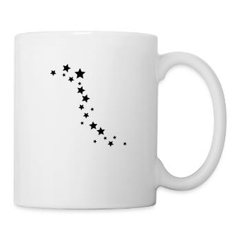 Sterne - Tasse - Weiß - Rechts