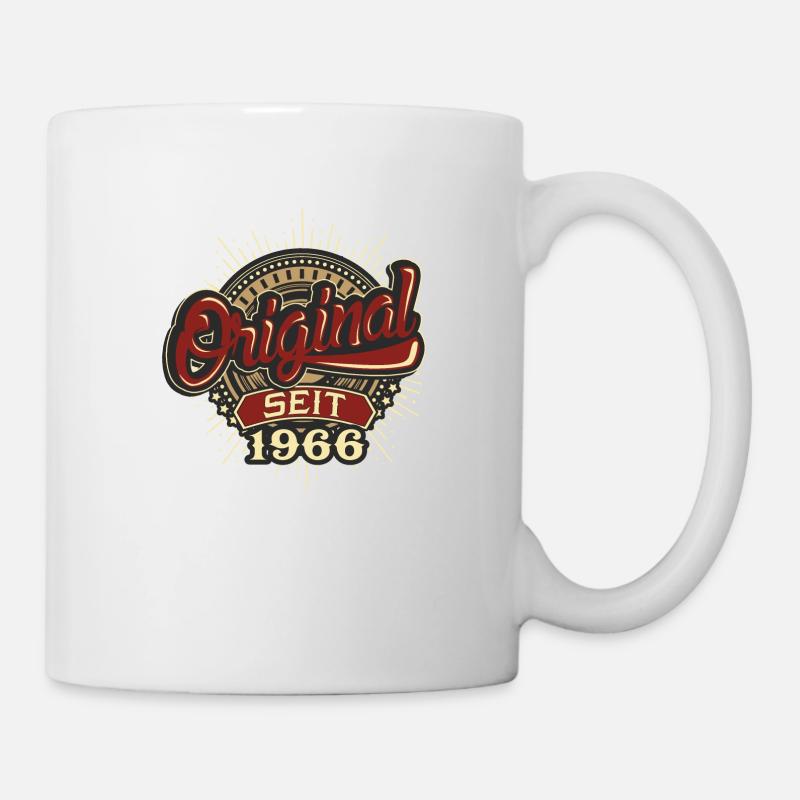 Geburtstag Original seit 1966 - Tasse - Weiß