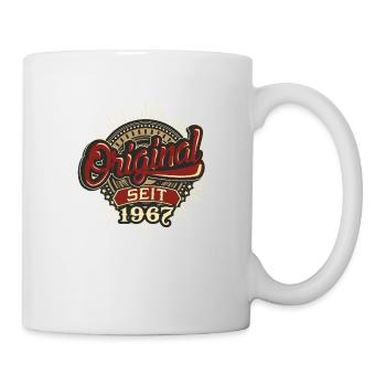 Geburtstag Original seit 1967 - Tasse - Weiß - Rechts