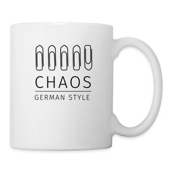 Chaos German Style - Tasse - Weiß - Rechts