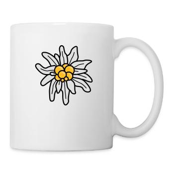 Edelweiss - Tasse - Weiß - Rechts