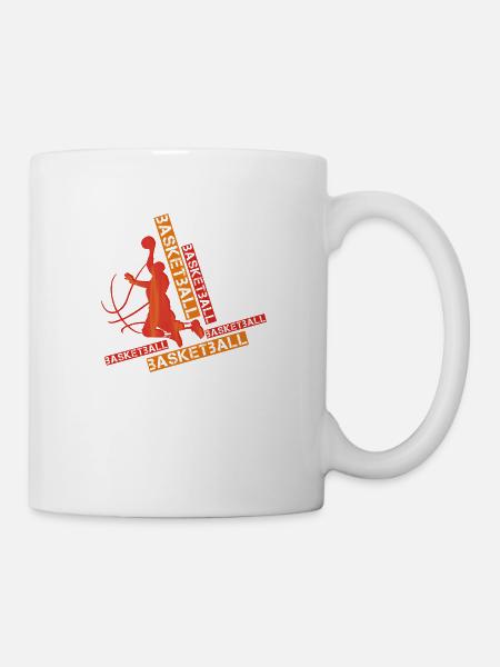 basketballshirt - Tasse - Weiß