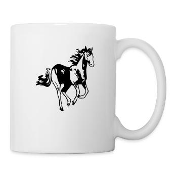 horse - Tasse - Weiß - Rechts