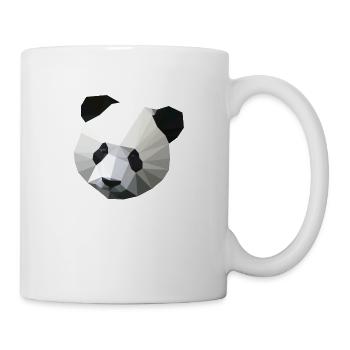 Polygon Panda - Tasse - Weiß - Rechts