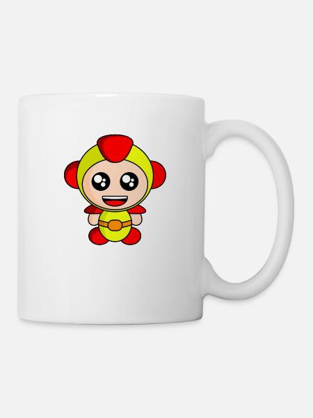 Astro Jaune - Mug blanc - blanc