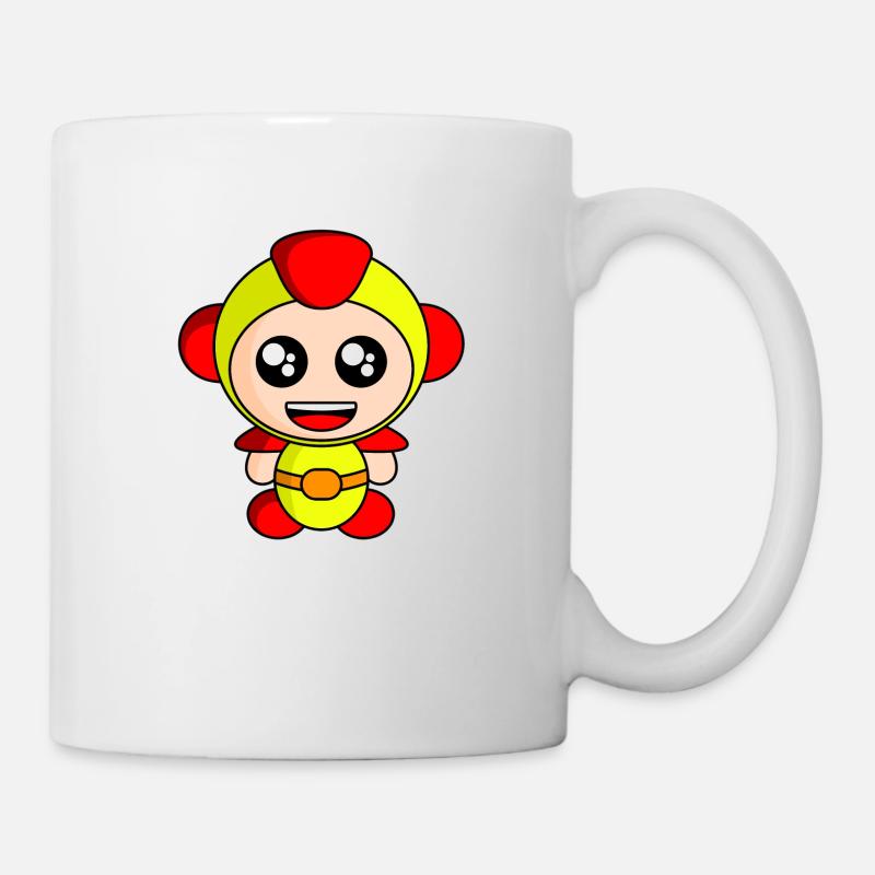 Astro Jaune - Mug blanc - blanc