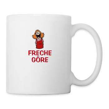 Freche Göre - Tasse - Weiß - Rechts