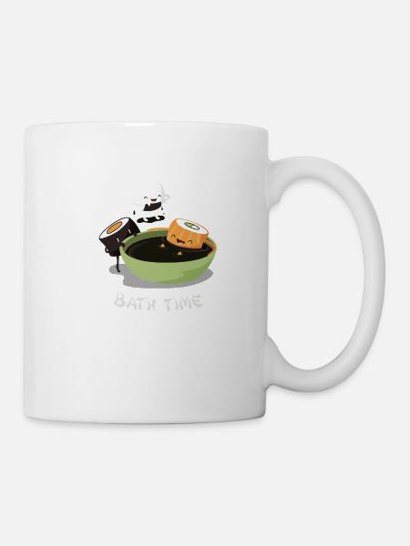 Sushi Bath Time - Mug - white