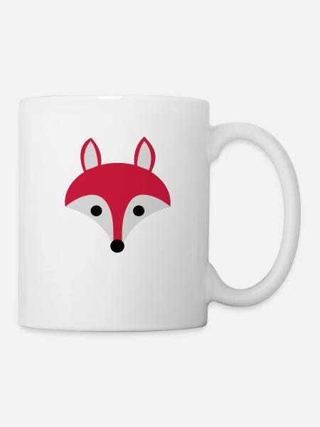 Fuchs - Tasse - Weiß