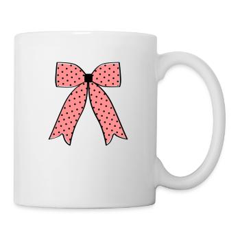 Rockabilly-Schleife - Tasse - Weiß - Rechts
