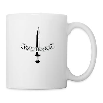 vis et honor2 - Mug blanc - blanc - Droite